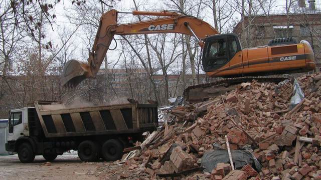 Вывоз мусора со стройплощадки